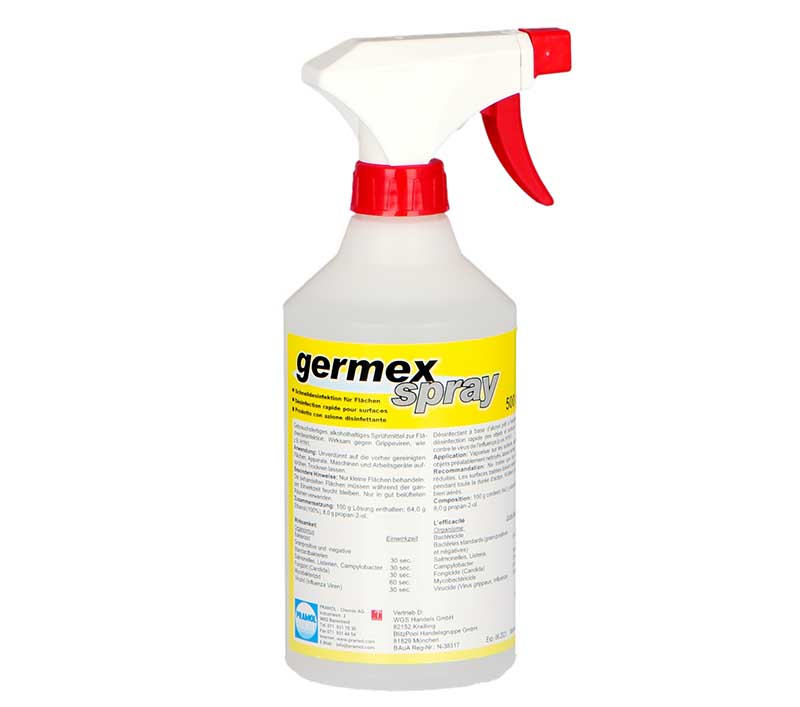 Pramol, Germex Spray, Schnelldesinfektion, 500ml