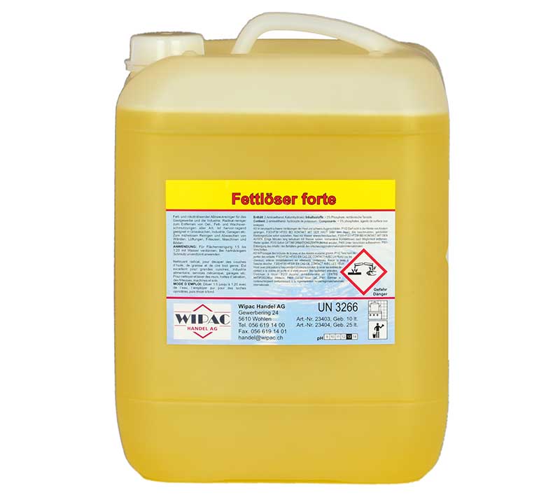 WIPAC, Fettlöser Forte gelb, 25l