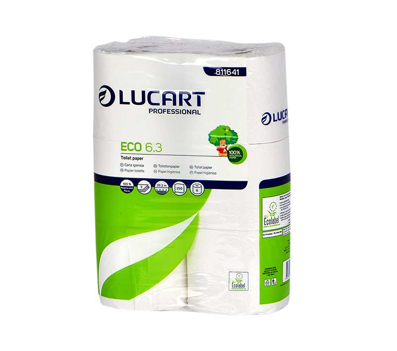 LUCART WC-Papier Eco, Recycling, weiss
