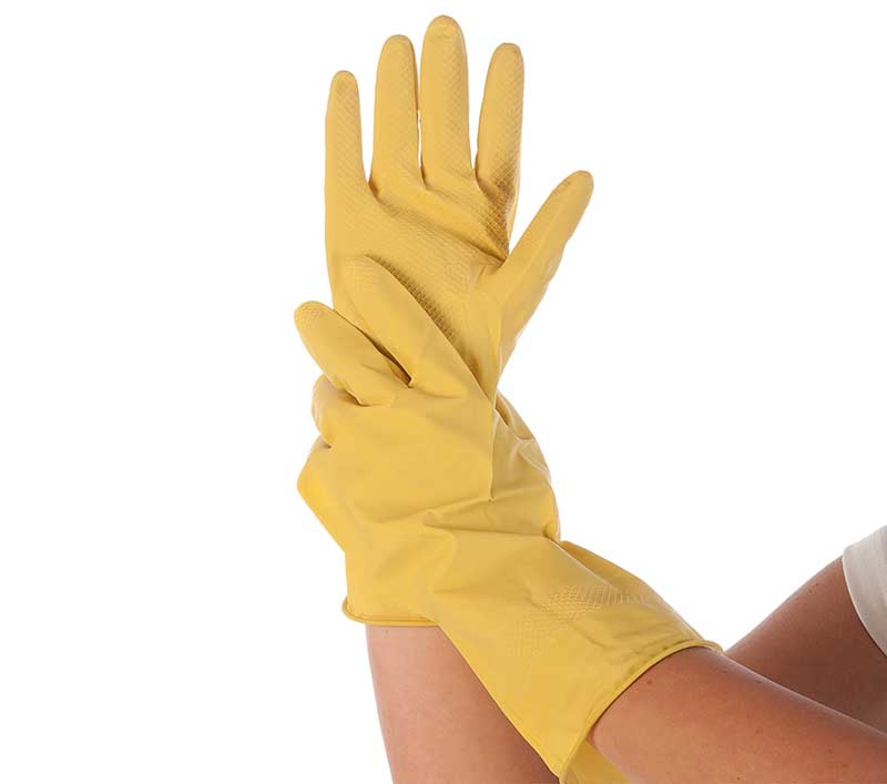 Handschuh, Bettina, gelb, Gr S