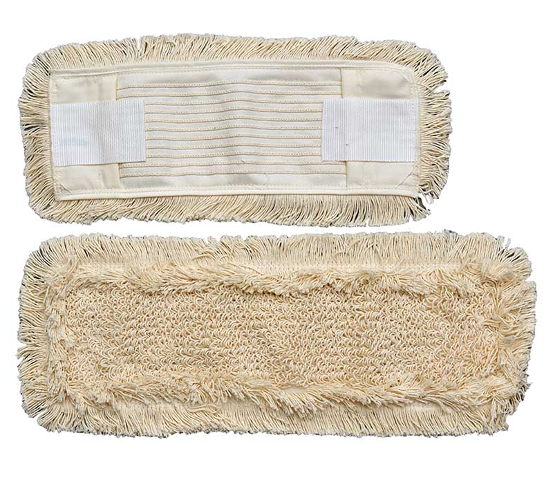 Flachmop, mit Tasche und Lasche, 45cm, Baumwolle