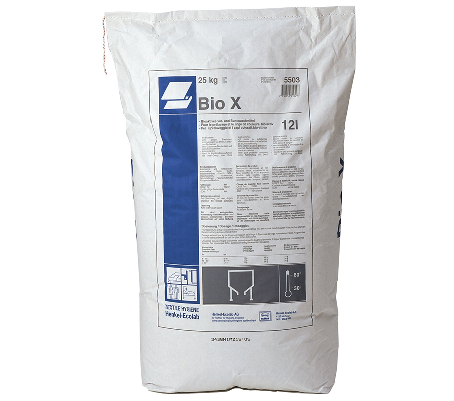 ECOLAB, Bio-X, Biaktives Buntwaschmittel, 25kg