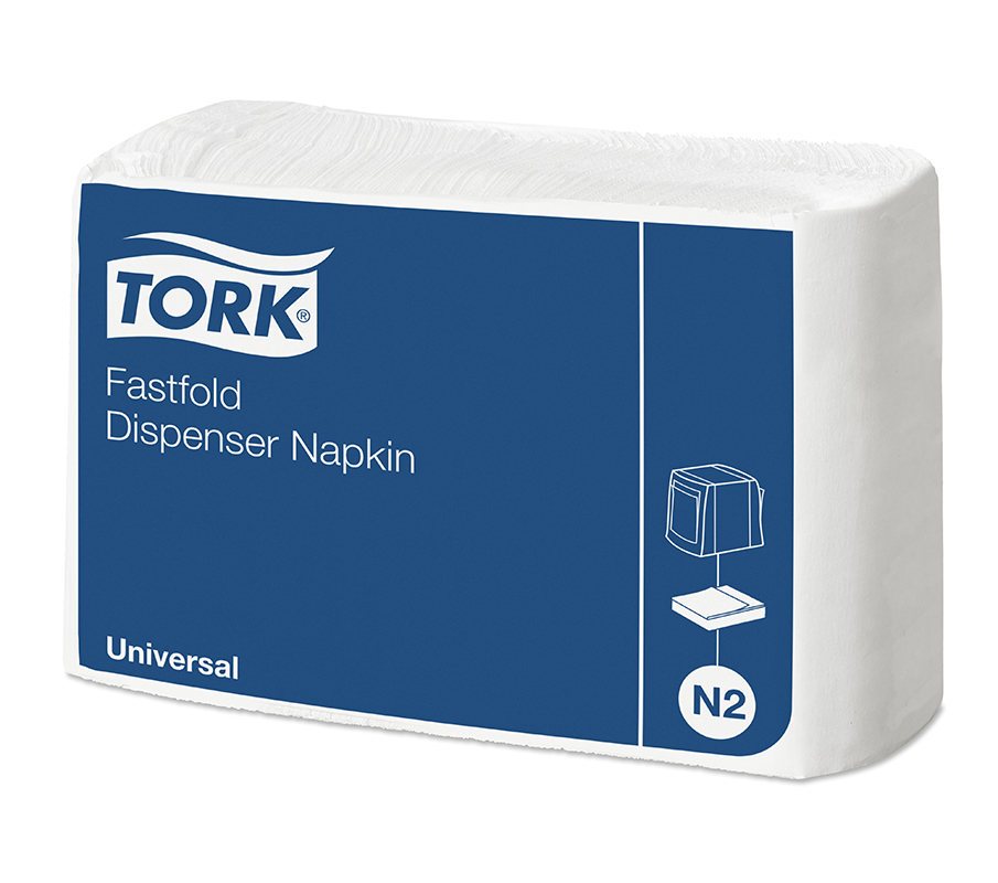 TORK Dispo-Servietten 25x30cm, N2, weiss