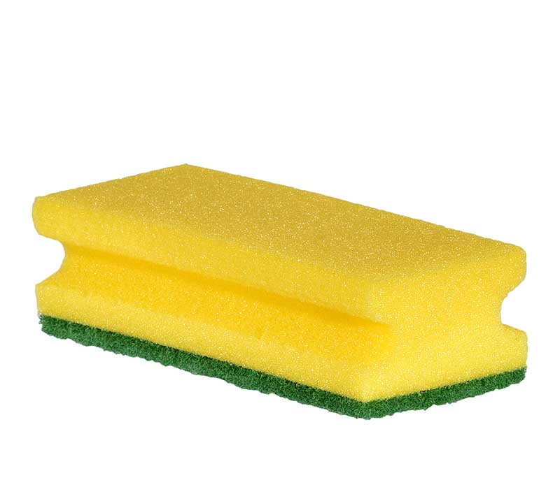 Schwammpad, gelb/grün, B15xH7xT4.5cm